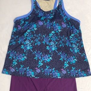 Two Piece swim clothes, size 24/26